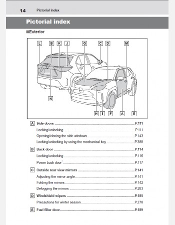 toyota yaris cross hybrid 2025 owners manual
